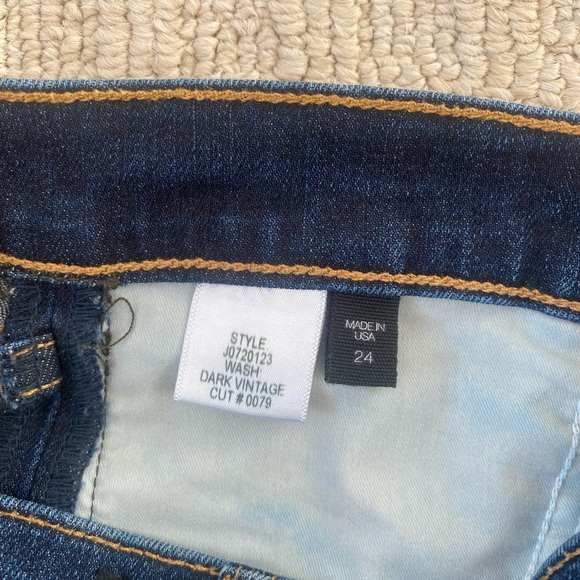 Veronica Beard Carolyn Tuxedo Striped Jeans - size 24 - Picture 7 of 16